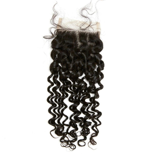 Raw Wavy 5x5 Closure